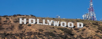 HOLLYWOOD - January 26: The world famous landmark Hollywood Sign